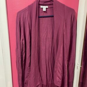 Athleta Women's Purple Open Front Cardigan